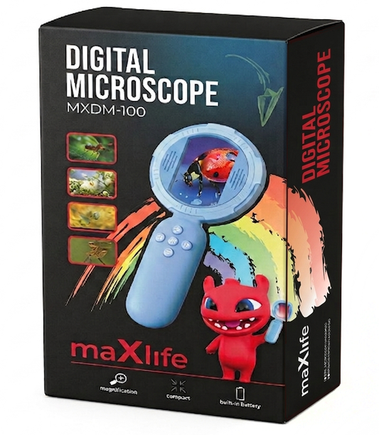 Microscopio MaXlife MXDM-100, Azul