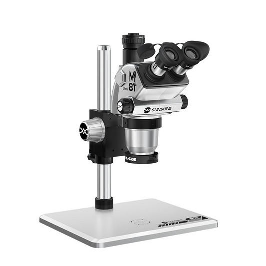 Microscopio Sunshine M8T Ultra, Plateado