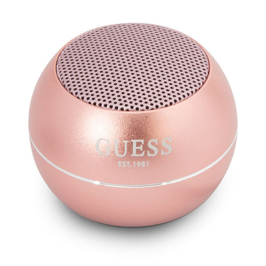 Altavoz Portátil Bluetooth Guess, 3W, Rosa