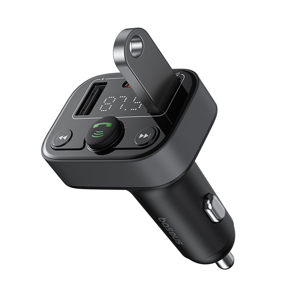 Modulador FM Bluetooth Baseus S-09 Lite, 2 x USB-A - 1 x USB-C C10762300113-00