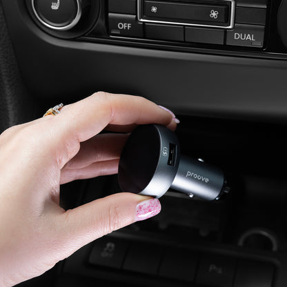 Modulador FM Bluetooth Proove, 1 x USB-A - 1 x USB-C - 1 x microSD FMSS30110003