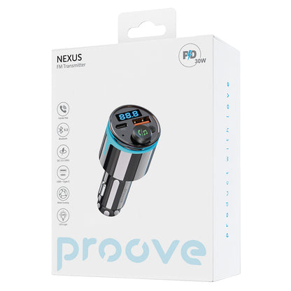 Modulador FM Bluetooth Proove, 1 x USB-A - 1 x USB-C FMNX30110001