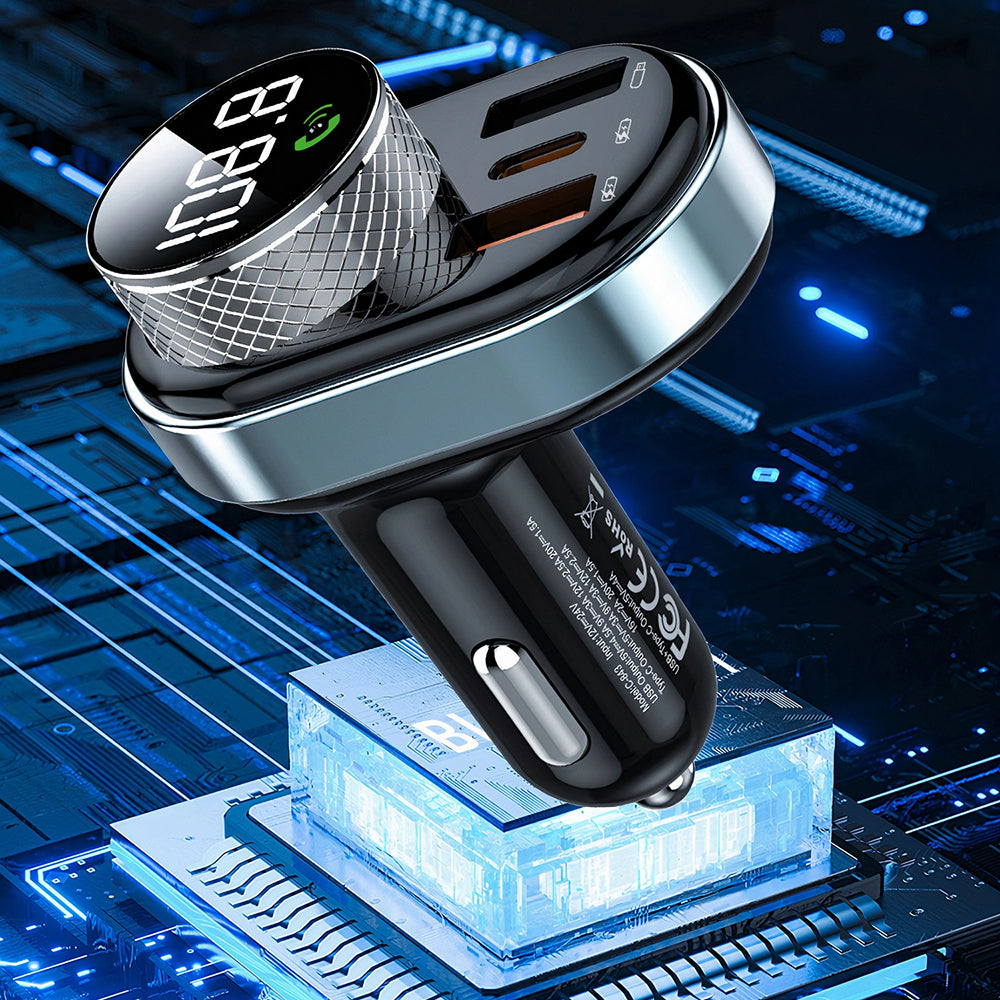 Modulador FM Bluetooth Proove, 2 x USB-A - 1 x USB-C - 1 x microSD FMSL30110001