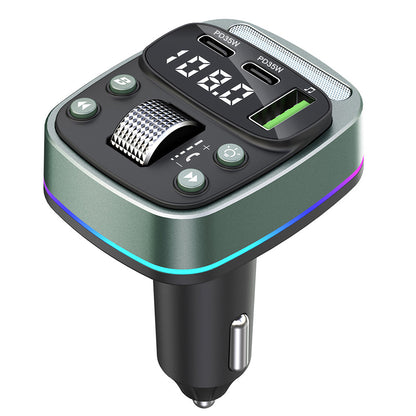 Modulador FM Bluetooth Techsuit EchoDrive, 1 x USB-A - 2 x USB-C