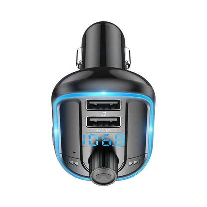 Modulador FM Bluetooth Yesido Y44, 2 x USB-A - 1 x microSD