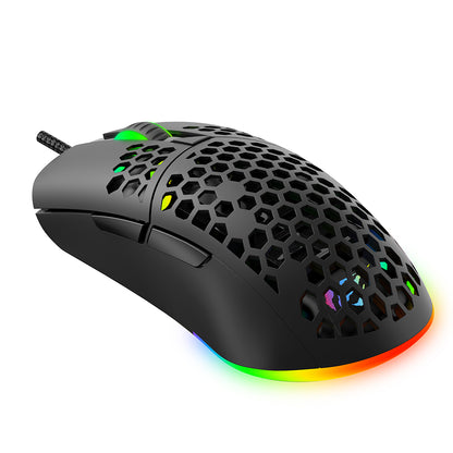 Mouse Gaming Wired USB HAVIT MS1036, RGB, 1200DPI - 7200DPI, 1.6m, Blanco