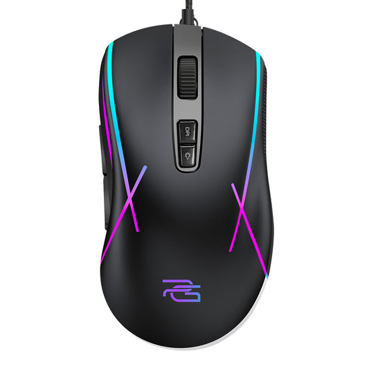 Mouse Gaming Wired USB Proove Defiant, RGB, 7200DPI, Negro CMDE00000102