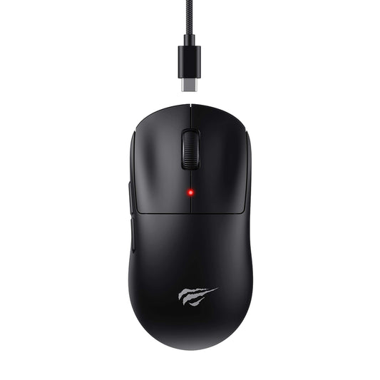 Ratón Gaming Inalámbrico HAVIT MS970WB Pro, 800DPI - 12000DPI, Negro