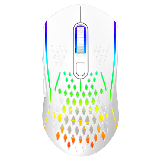 Mouse Gaming Wireless Proove Buzz, RGB, 800DPI - 4800DPI, Blanco WMBU00022402