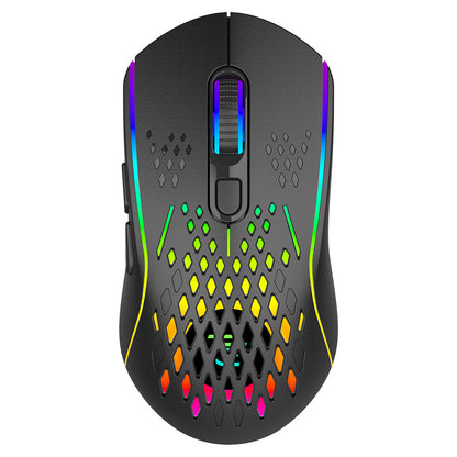 Mouse Gaming Inalámbrico Proove Buzz, RGB, 800DPI - 4800DPI, Negro WMBU00022401