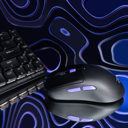 Ratón Gaming Inalámbrico Proove Everon, 800DPI - 10000DPI, Negro WMEV00022001