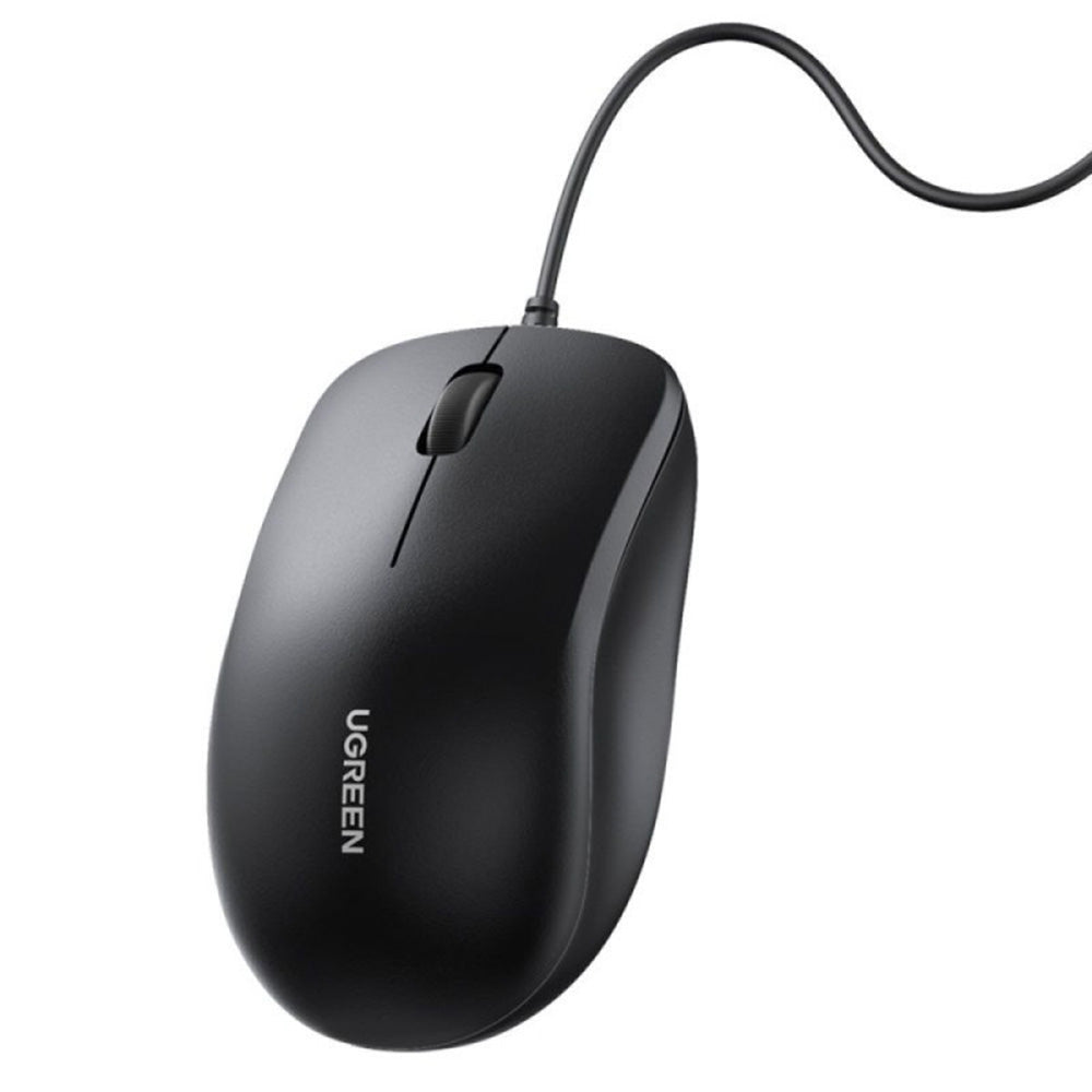 Mouse Wired USB UGREEN MU007, 1200DPI, 1.5m, Negro