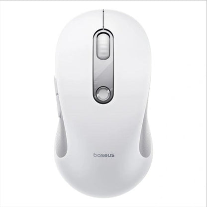 Ratón Inalámbrico Baseus F02, 4000DPI, BT / Wi-Fi, Blanco B0203202