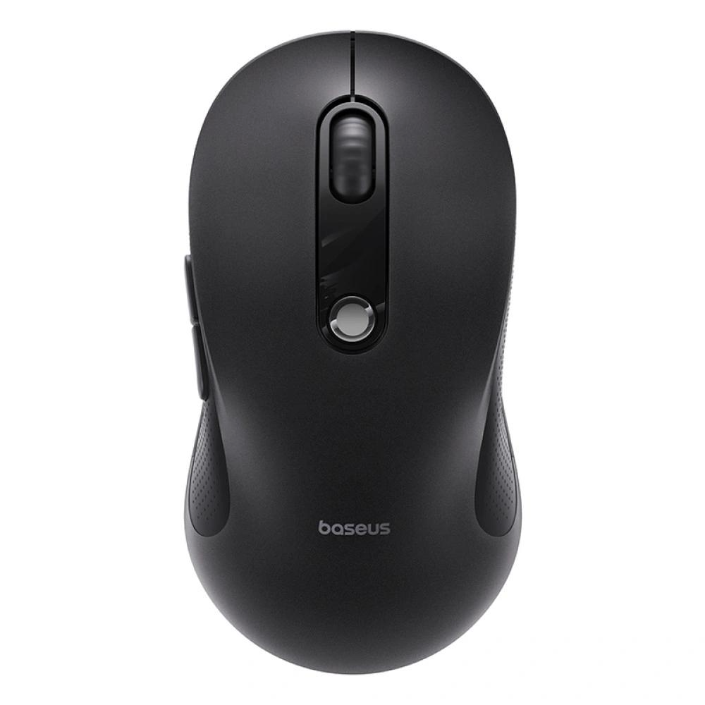 Mouse Wireless Baseus F02, 1600DPI, BT / Wi-Fi, Negro B0203203