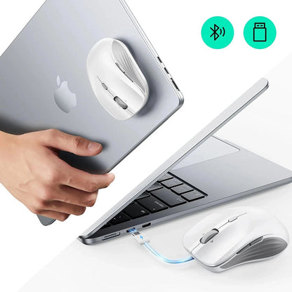 Ratón Inalámbrico ESR MagMouse, 800DPI - 4800DPI, BT / Wi-Fi, Blanco