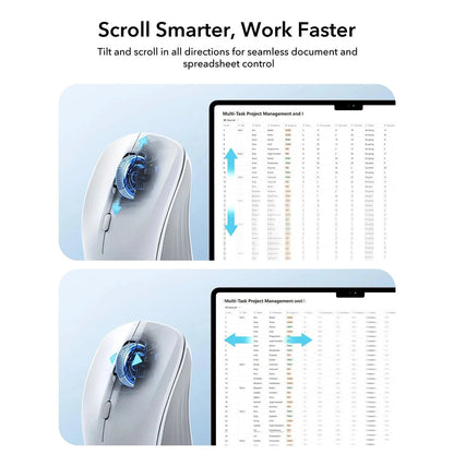 Ratón Inalámbrico ESR MagMouse, 800DPI - 4800DPI, Blanco
