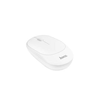 Ratón Inalámbrico HOCO DI04, 1200DPI, BT / Wi-Fi, Blanco