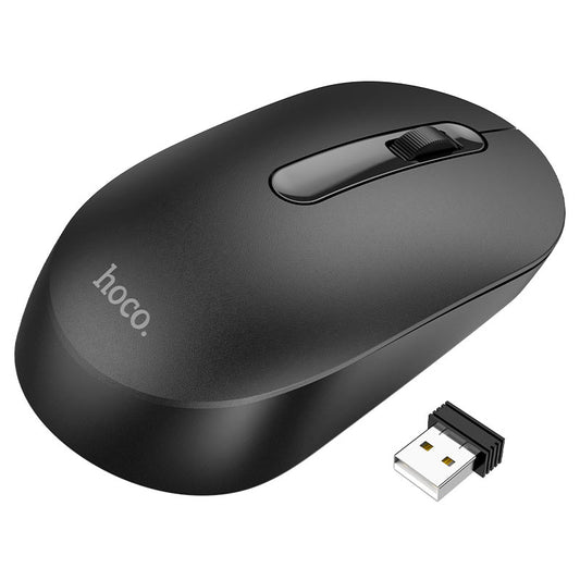 Ratón inalámbrico HOCO GM14, 1200DPI, Negro