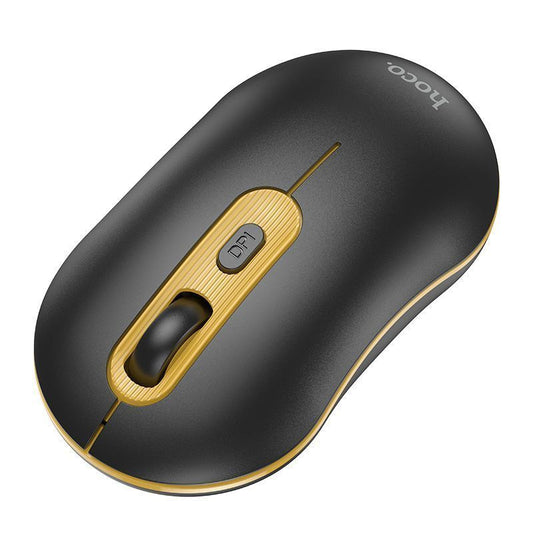 Mouse inalámbrico HOCO GM21, 1600DPI, Amarillo