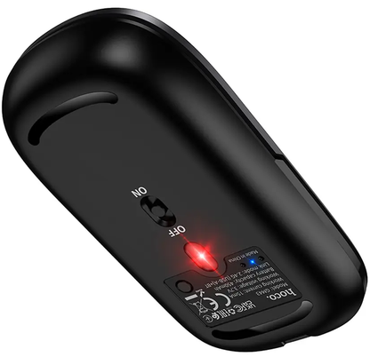 Ratón inalámbrico HOCO GM43, 1600DPI, BT / Wi-Fi, Gris