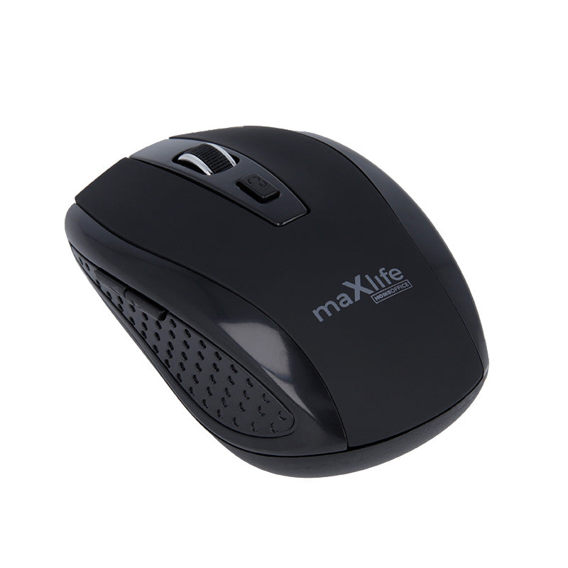 Ratón inalámbrico MaXlife MXHM-02, 1600DPI, Negro
