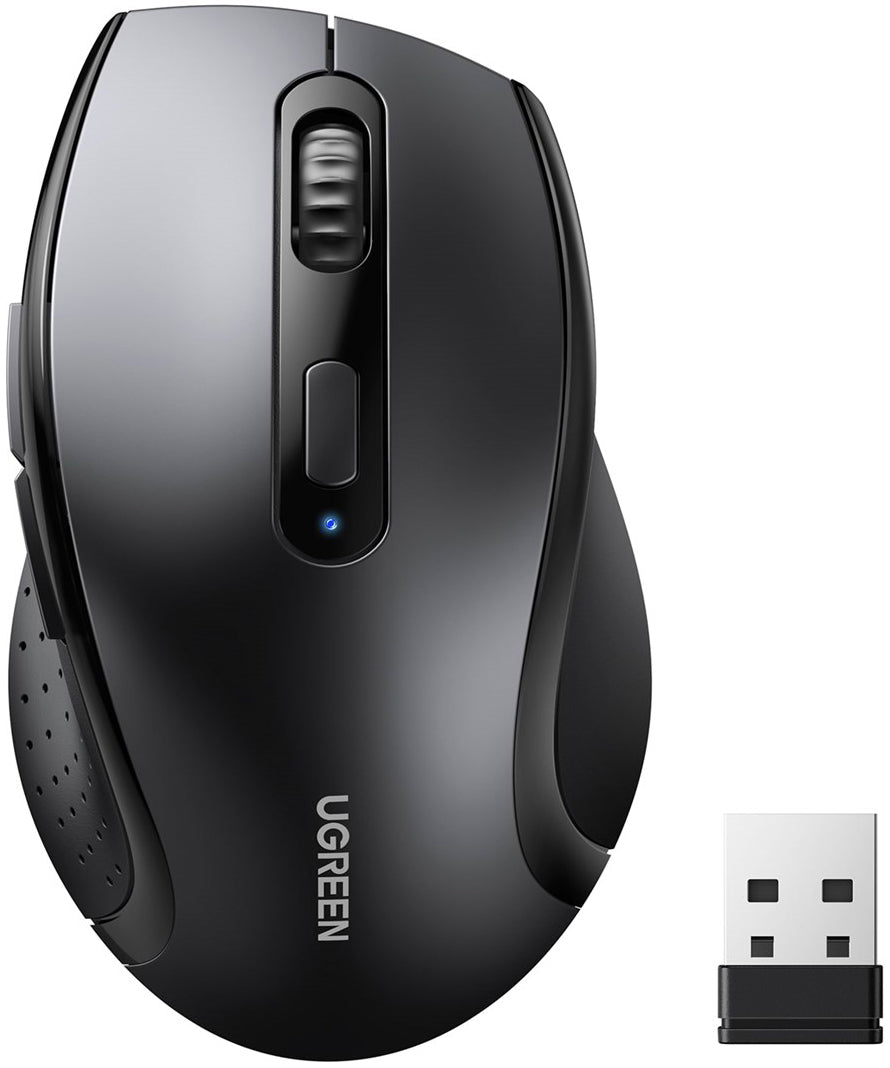 Ratón Inalámbrico UGREEN M511, 1600DPI, Negro