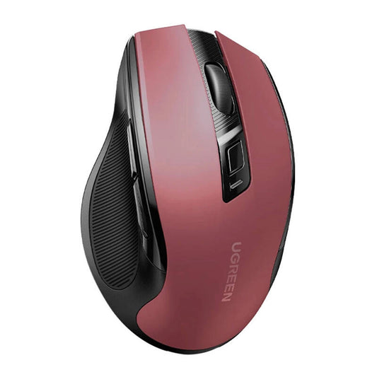 Ratón Inalámbrico UGREEN MU006, 4000DPI, Rojo