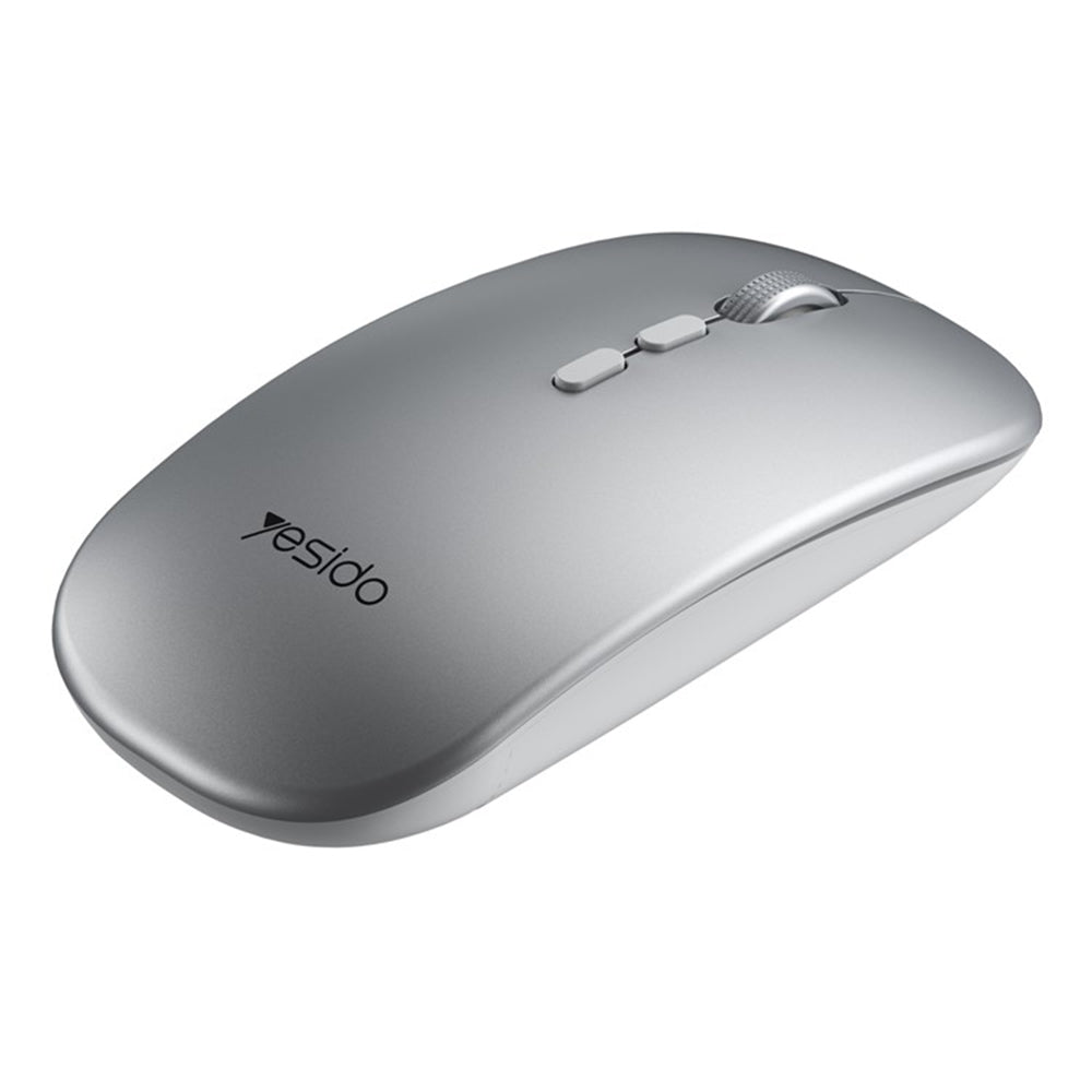Mouse Wireless Yesido KB15, 800DPI - 1600DPI, Plateado