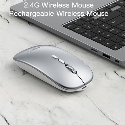 Mouse Wireless Yesido KB15, 800DPI - 1600DPI, Plateado