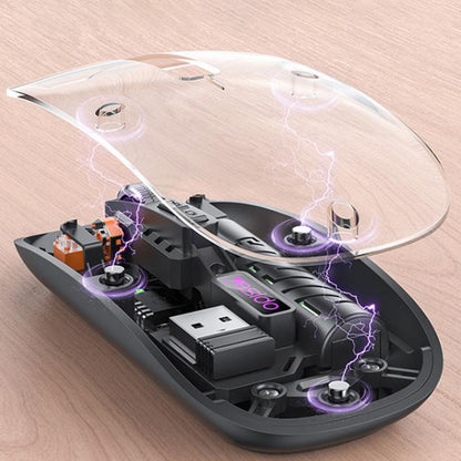 Ratón Inalámbrico Yesido KB29, 800DPI - 1600DPI, BT / Wi-Fi, Blanco