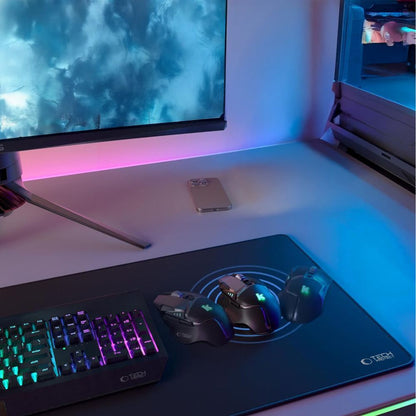 MousePad Tech-Protect A100, 100mm x 500mm, Negro