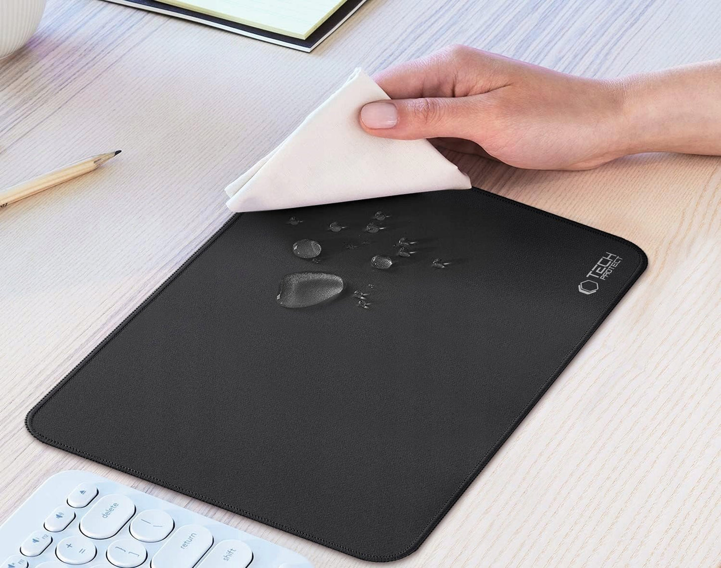 MousePad Tech-Protect A100, 350mm x 250mm, Negro