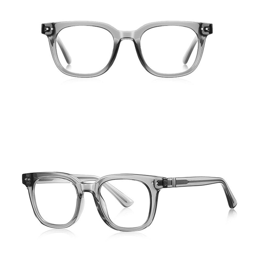 Gafas de Ordenador para Hombre Techsuit 2229, Anti-Luz Azul, Gris