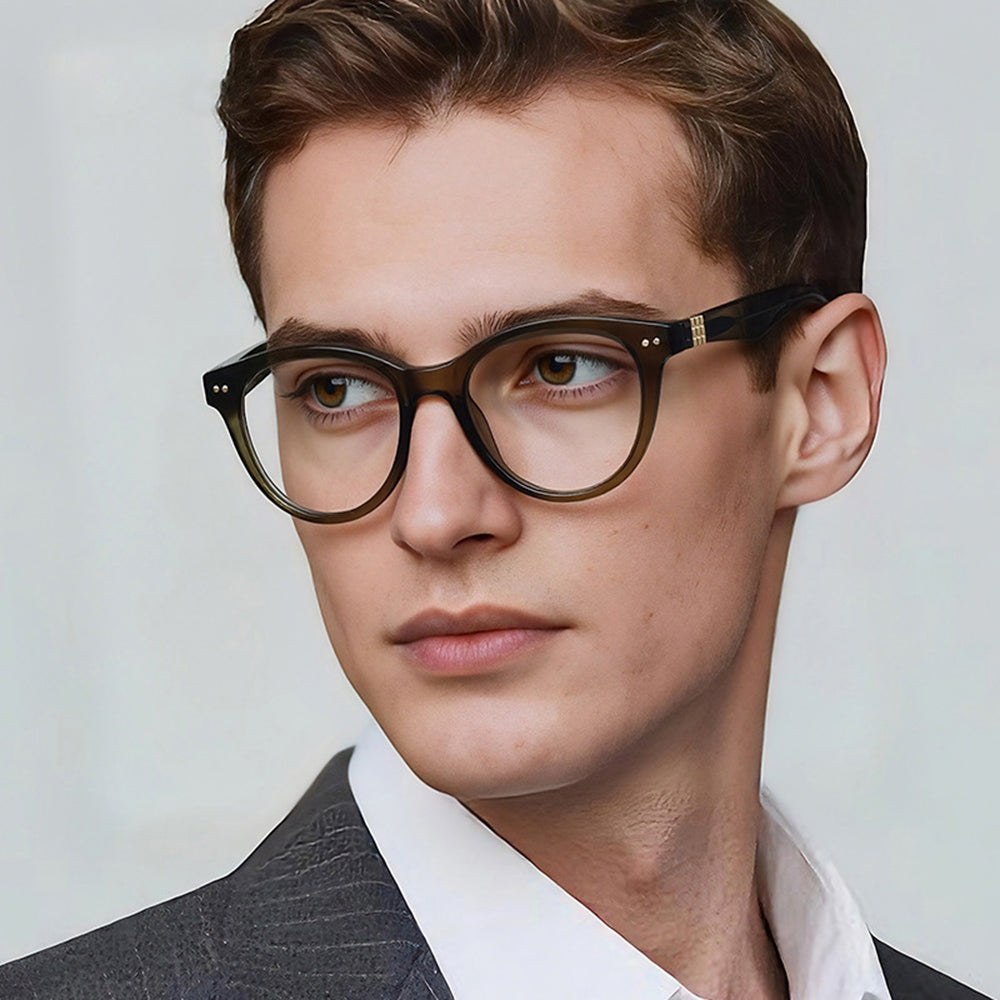 Gafas de Ordenador para Hombres Techsuit 2231, Anti-Luz Azul, Gris