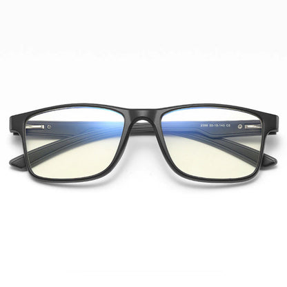Gafas de Computadora para Hombre Techsuit F2388, Anti Luz Azul, Negras