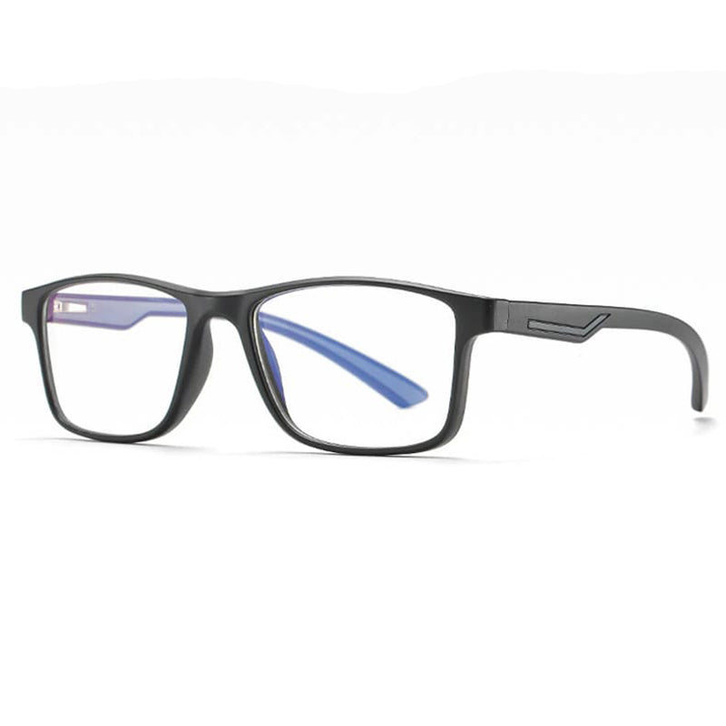 Gafas de Computadora para Hombre Techsuit F2388, Anti Luz Azul, Negro Gris