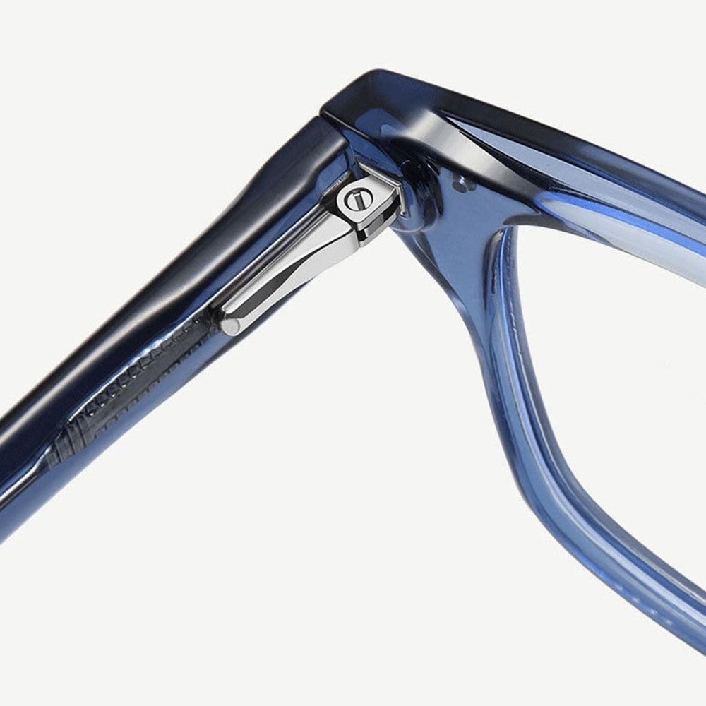 Gafas de ordenador para hombre Techsuit LS084, Anti luz azul, azules transparentes