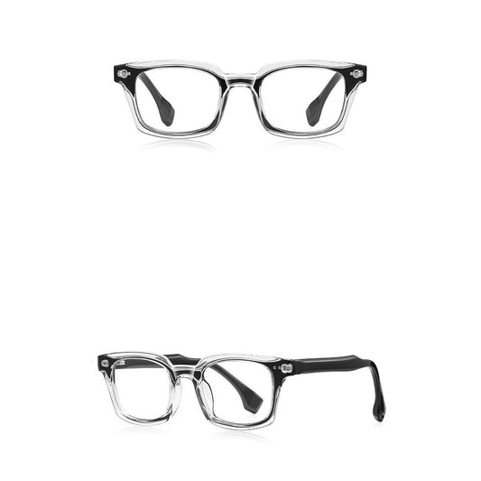 Gafas de Computadora para Hombre Techsuit LS084, Anti Luz Azul, Negro Transparente