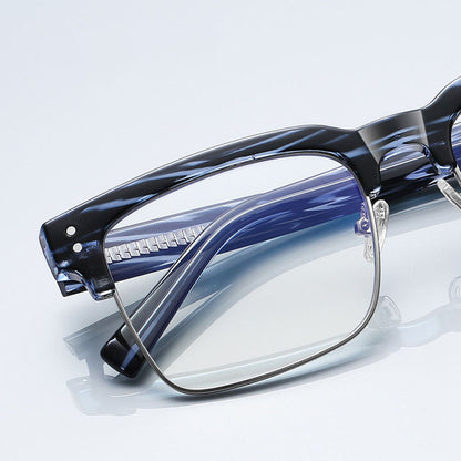 Gafas de ordenador para mujer Techsuit 2205, Anti luz azul, negras plateadas