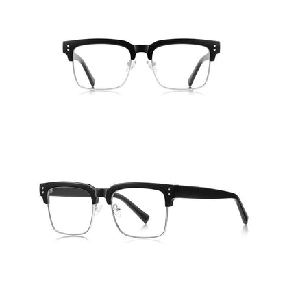 Gafas de ordenador para mujer Techsuit 2205, Anti luz azul, negras plateadas