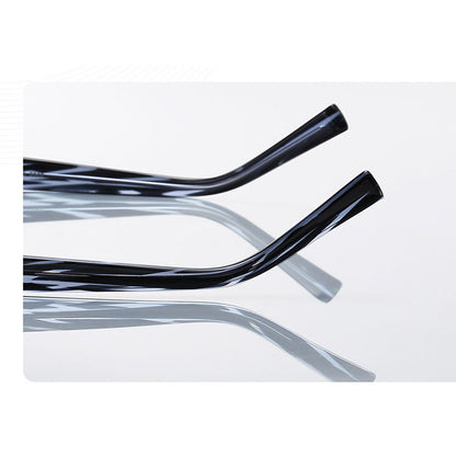 Gafas de ordenador para mujer Techsuit 2205, Anti luz azul, negras plateadas