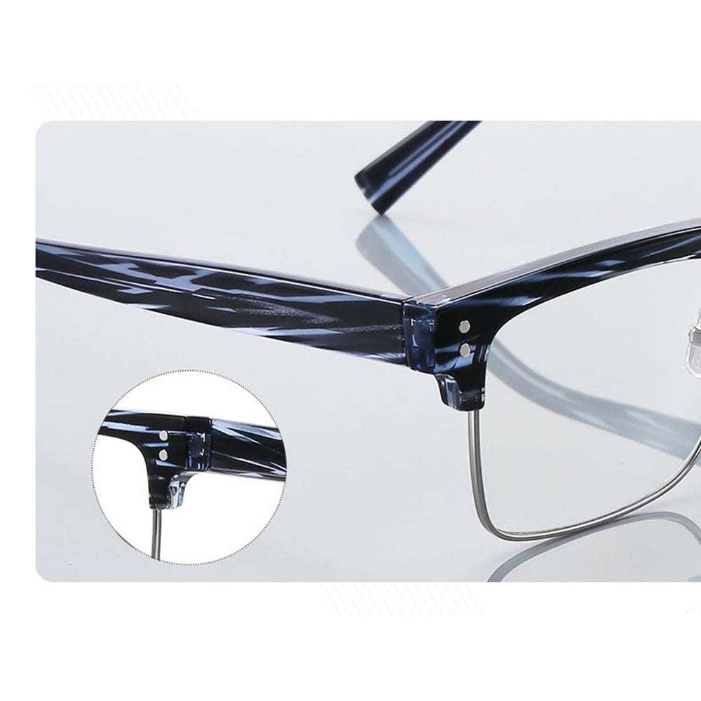 Gafas de ordenador para mujer Techsuit 2205, Anti luz azul, negras plateadas