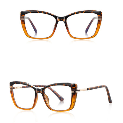 Techsuit 2273 Women's Computer Glasses, Anti-Blue Light, Brown