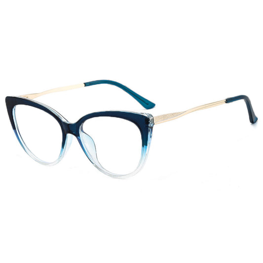 Gafas de ordenador para mujer Techsuit F5018-C8, Anti luz azul, azules