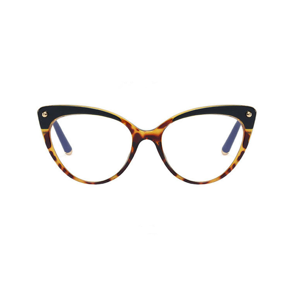 Gafas de ordenador para mujer Techsuit F93308, Anti luz azul, negras doradas