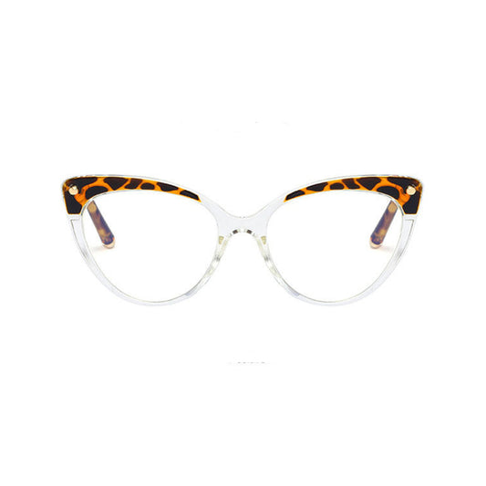 Gafas de ordenador para mujer Techsuit F93308, Anti luz azul, negras doradas transparentes