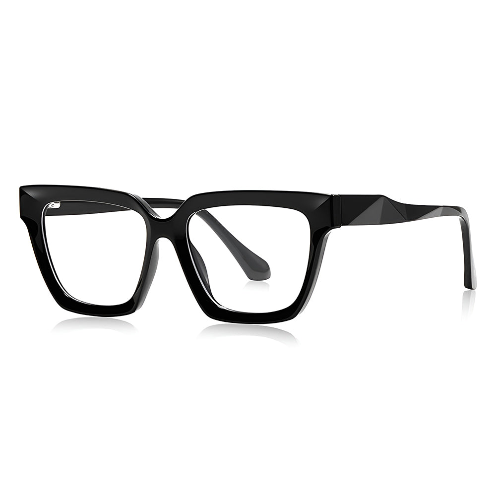 Gafas de Computadora para Mujer Techsuit LS083, Anti Luz Azul, Negras