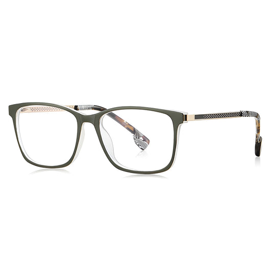 Gafas de Computadora para Mujer Techsuit LS202, Anti Luz Azul, Verdes