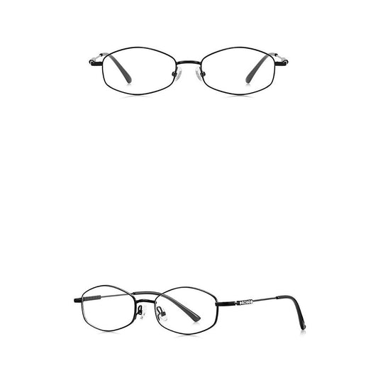 Gafas de ordenador para mujer Techsuit LS501, anti luz azul, negras
