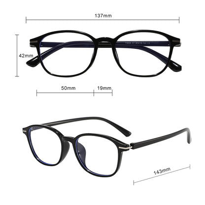 Gafas de Ordenador Unisex Techsuit 6635, Anti-Luz Azul, Marrón Morado
